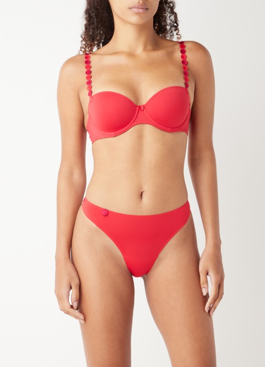 Marie Jo Tom string - voorkant 10 steenrood