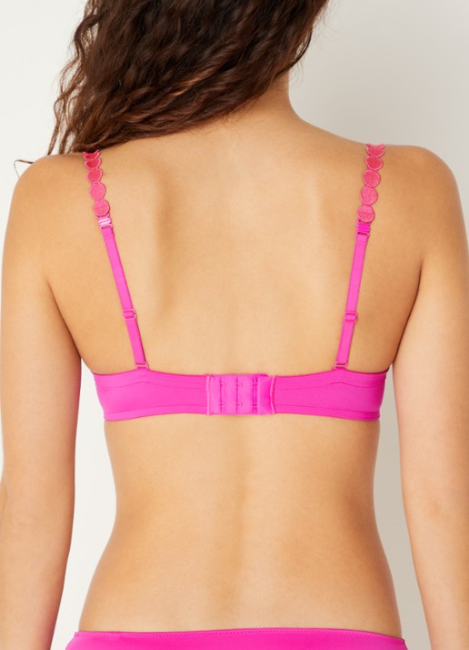 Marie Jo Tom voorgevormde balconette bh met beugel - achterkant 3 fuchsia