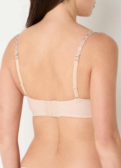 Marie Jo Tom voorgevormde beugel bh met borduring - achterkant 8 beige