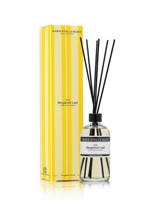 Marie-Stella-Maris No.05 Bergamot Leaf geurstokjes 250 ml - voorkant 2 transparant