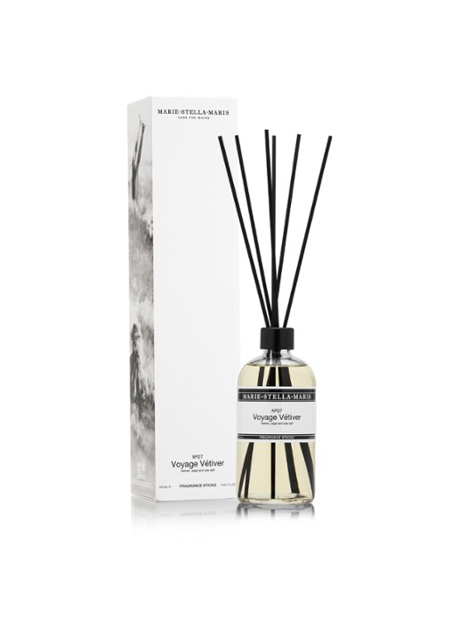 Marie-Stella-Maris No.07 Voyage Vétiver geurstokjes 250 ml - detail 4 wit