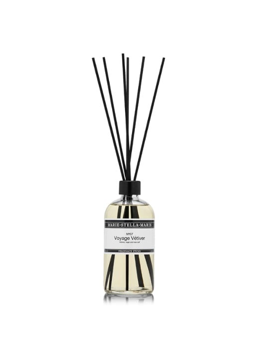 Marie-Stella-Maris No.07 Voyage Vétiver geurstokjes 250 ml - voorkant 2 wit