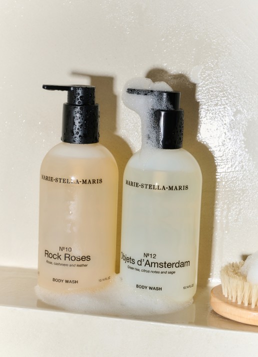 Marie-Stella-Maris No.10 Rock Roses Shower Gel - douchegel - voorkant 3 ivoor