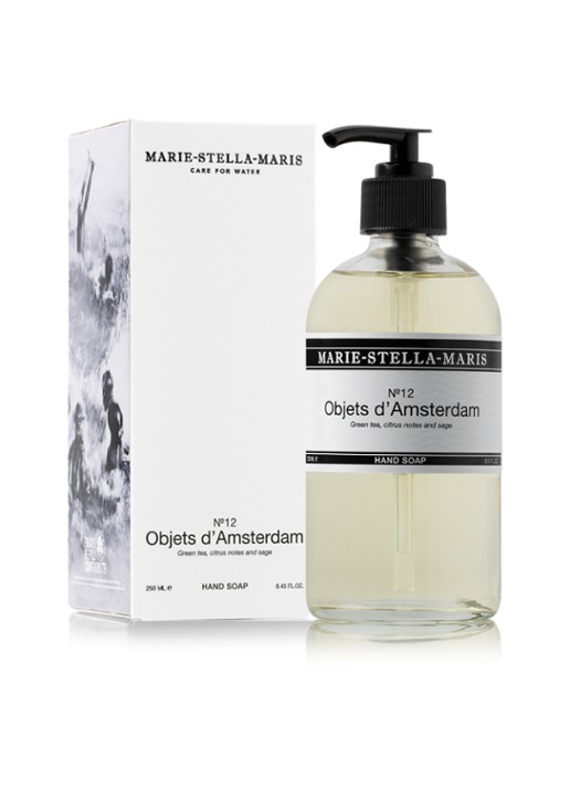 Marie-Stella-Maris No.12 Objets d'Amsterdam handzeep 250 ml - detail 4 wit