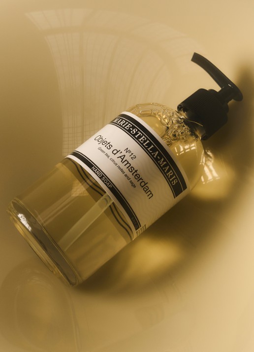 Marie-Stella-Maris No.12 Objets d'Amsterdam handzeep 250 ml - voorkant 3 wit