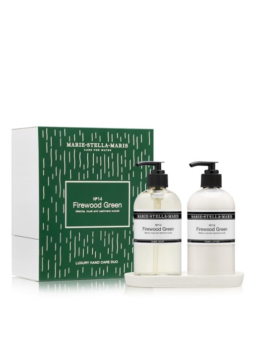 Marie-Stella-Maris No.14 Firewood Green handzeep handzeep en handlotion - verzorgingsset