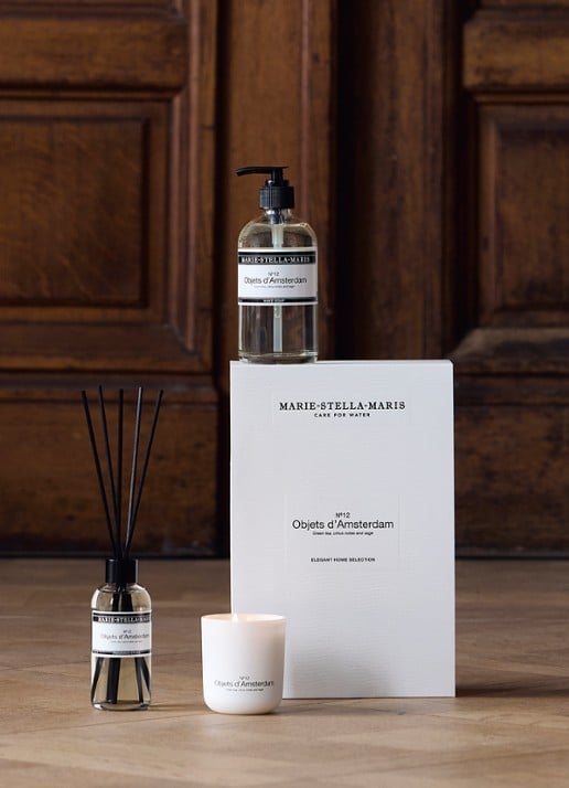Marie-Stella-Maris Objets d'Amsterdam Elegant Home Selection - geuren- en verzorgingsset - achterkant 3 transparant
