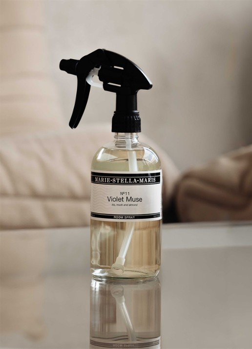 Marie-Stella-Maris Violet Muse geurspray 500 ml - voorkant 2 transparant