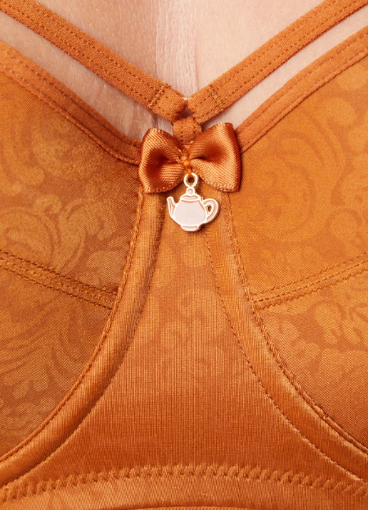 Marlies Dekkers Balconette bh met print - detail 2 cognac
