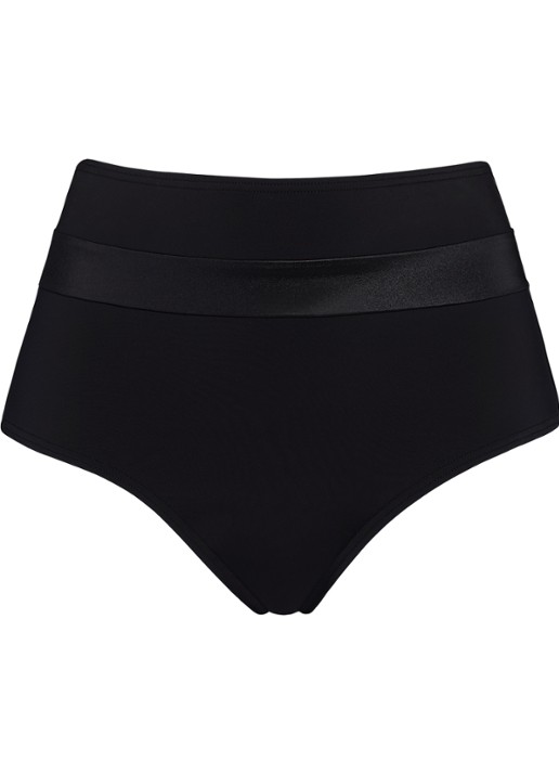 Marlies Dekkers Cache Coeur high waisted bikinislip - voorkant 3 zwart