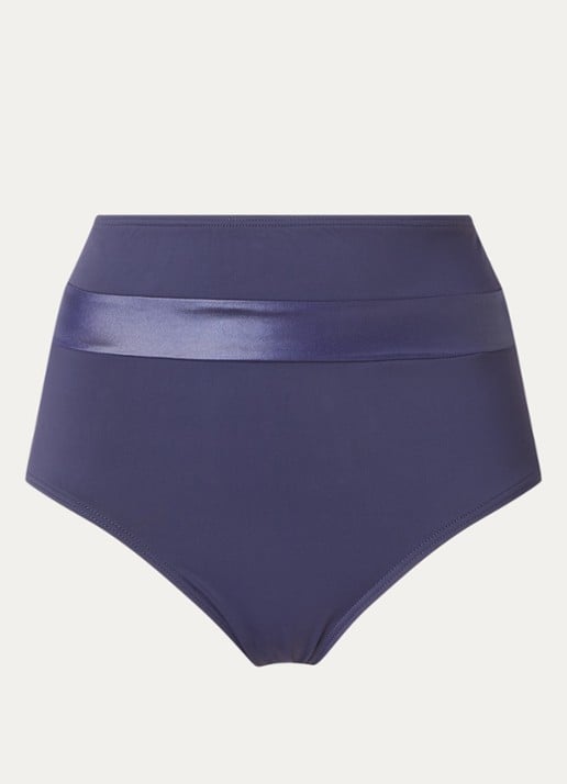 Marlies Dekkers Cache Coeur high waisted bikinislip - voorkant 2 donkerblauw