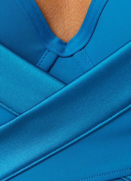 Marlies Dekkers Cache Coeur push-up bikinitop met gekruiste banden - detail 3 petrol