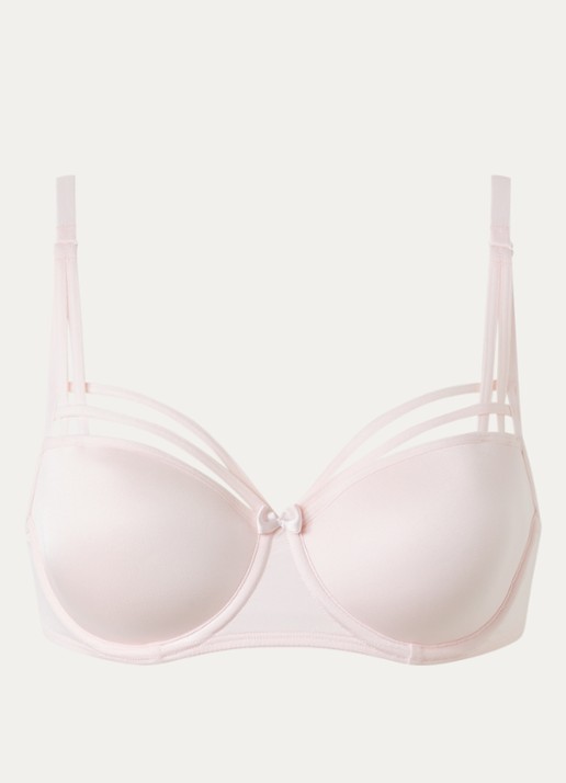 Marlies Dekkers Dame De Paris voorgevormde beugel bh  - voorkant 2 lichtroze