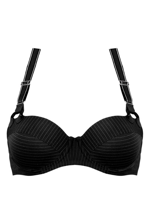 Marlies Dekkers Gloria balconette bh D+ - voorkant 2 zwart