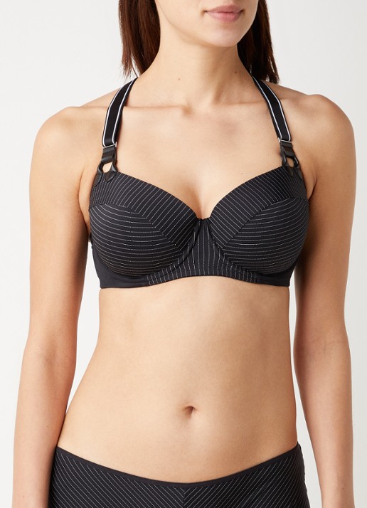 Marlies Dekkers Gloria balconette bh D+ - detail zwart