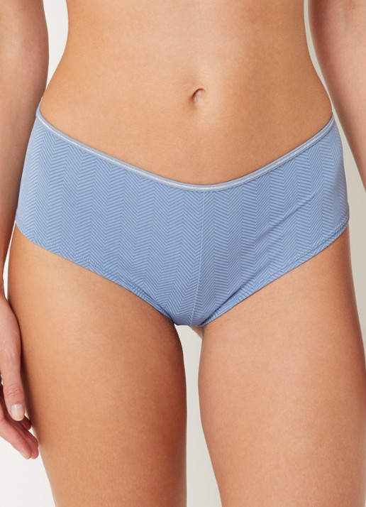 Marlies Dekkers Hipster met print - voorkant 2 staalblauw