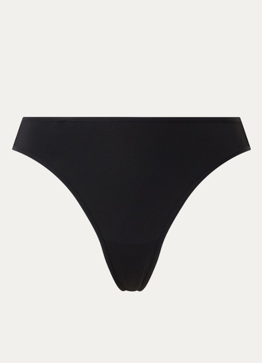 Marlies Dekkers Leading string met opengewerkt dessin - voorkant zwart