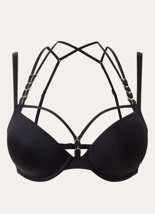 Marlies Dekkers Manjira push up bh - voorkant zwart