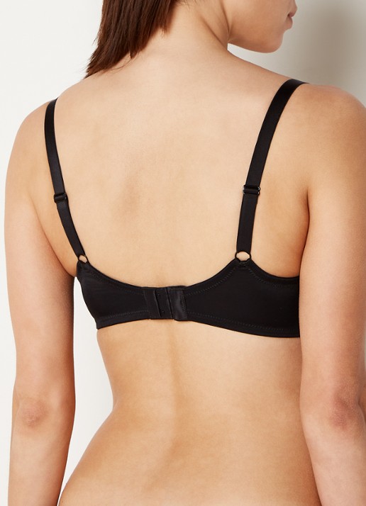 Marlies Dekkers Space Odyssey balconette bh met beugel - achterkant 2 zwart