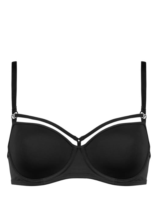 Marlies Dekkers Space Odyssey balconette bh  - voorkant 3 zwart