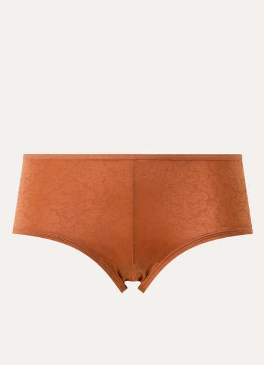 Marlies Dekkers Space Odyssey hipster met print - voorkant 4 donkeroranje