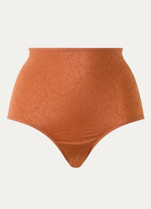Marlies Dekkers Space Odyssey hipster met print - voorkant donkeroranje