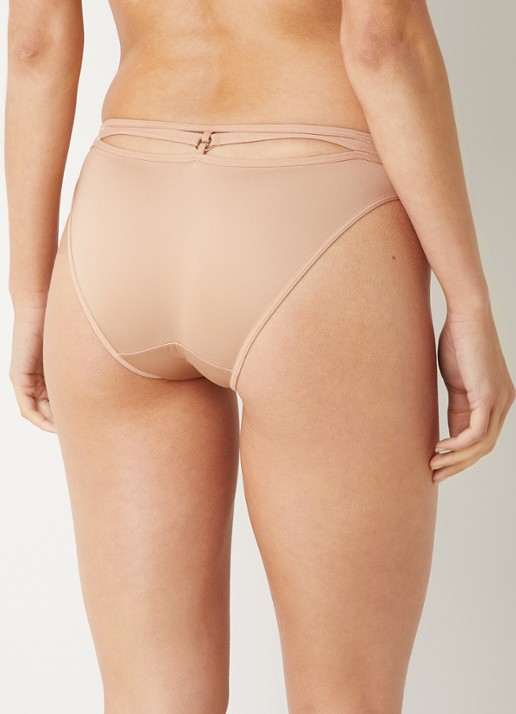 Marlies Dekkers Space Odyssey slip met opengewerkte details - achterkant 3 camel
