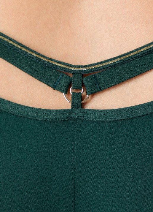 Marlies Dekkers Space Odyssey slip - detail 2 donkergroen