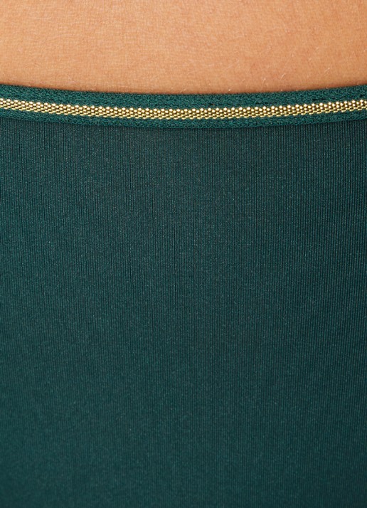 Marlies Dekkers Space Odyssey tanga - detail 5 donkergroen