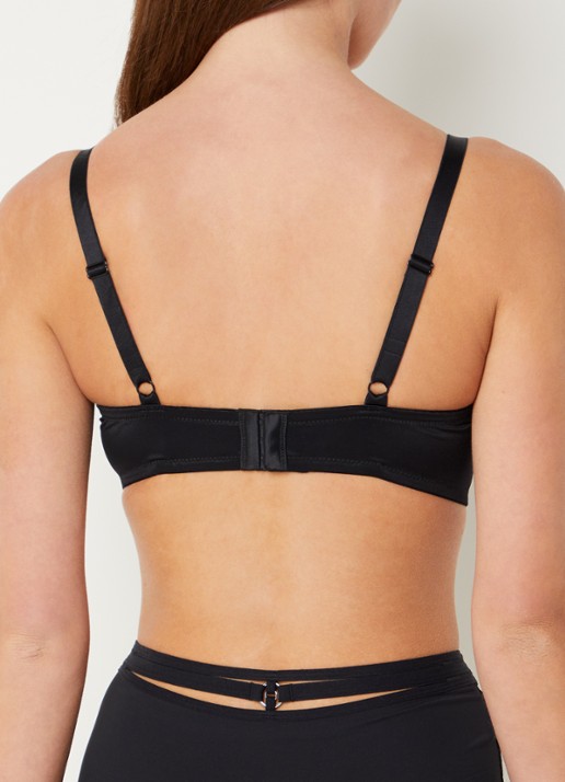 Marlies Dekkers Space Odyssey voorgevormde bh met overlay van kant - achterkant 5 zwart