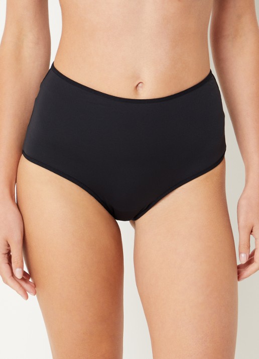 Marlies Dekkers Suspensia high waisted slip met kant - voorkant 4 zwart