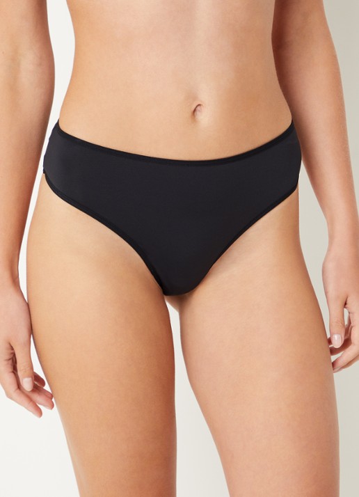 Marlies Dekkers Suspensia string met kant - voorkant 2 zwart