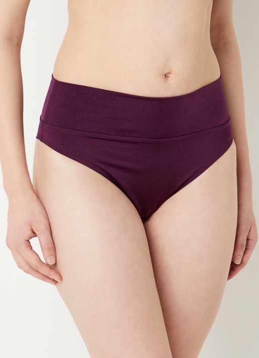 Marlies Dekkers Tanit high waisted tanga bikinislip  - voorkant 3 paars