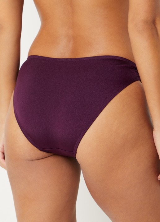 Marlies Dekkers Tanit hipster bikinislip met plooidetail - achterkant 3 paars
