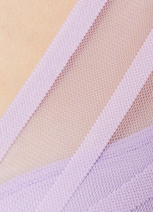 Marlies Dekkers The Illusionist voorgevormde bh met overlay van mesh - detail 5 lila