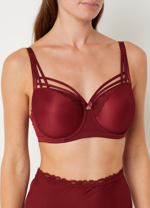 Marlies Dekkers Voorgevormde beugel bh - voorkant 5 bordeauxrood