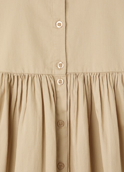 MarMar COPENHAGEN Daxo blousejurk - detail 4 zand