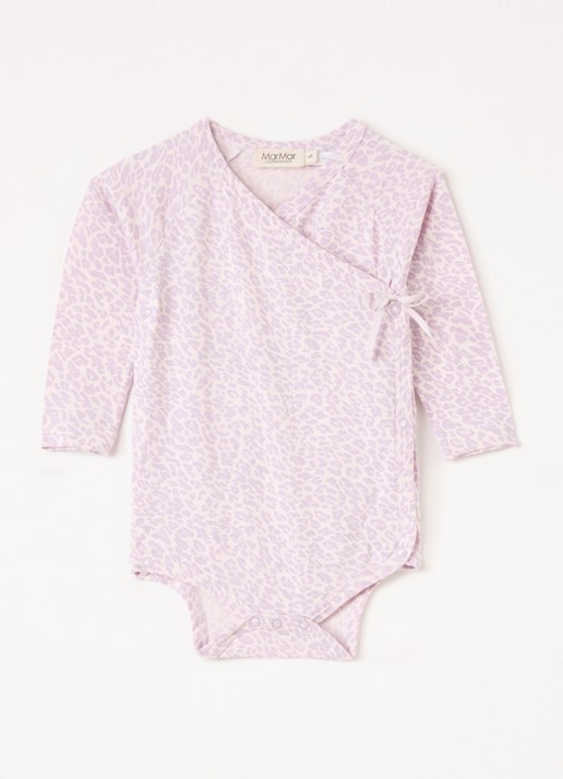 MarMar COPENHAGEN Leo Belita romper met panterprint - voorkant lila