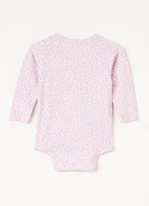 MarMar COPENHAGEN Leo Belita romper met panterprint - voorkant 2 lila