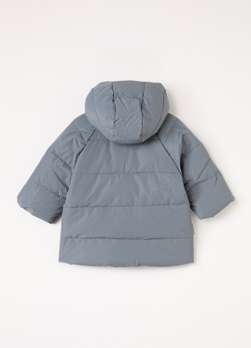 MarMar COPENHAGEN Omega pufferjack met donsvulling - achterkant grijsmele