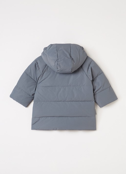 MarMar COPENHAGEN Omega pufferjack met donsvulling - achterkant 2 grijsmele