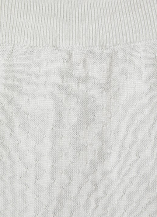 MarMar COPENHAGEN Pira fijngebreide legging - detail 2 lichtgrijs