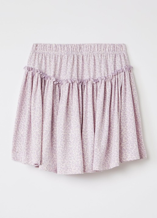 MarMar COPENHAGEN Sylvia rok met panterprint - achterkant 6 lila