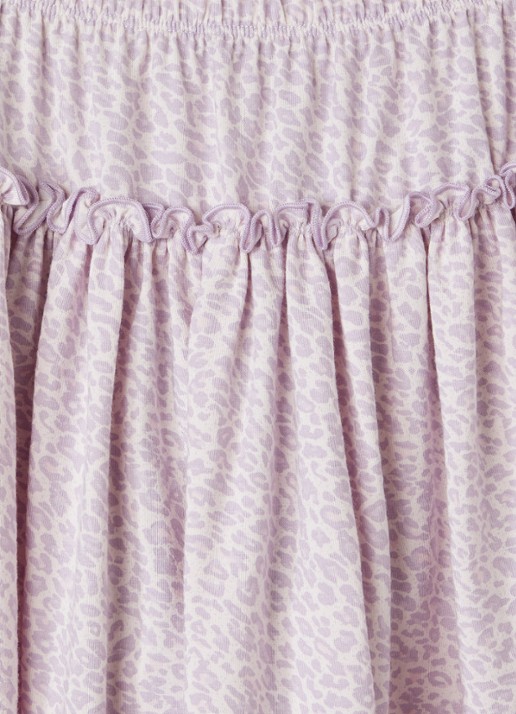 MarMar COPENHAGEN Sylvia rok met panterprint - detail 5 lila