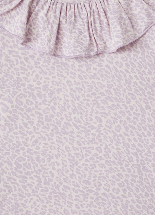 MarMar COPENHAGEN Talia top met panterprint - detail 3 lila