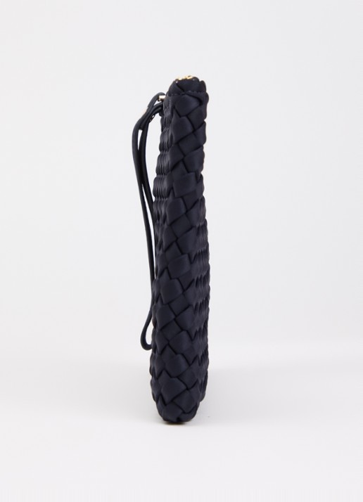 Marrea Clutch met gevlochten details  - detail 2 royalblauw