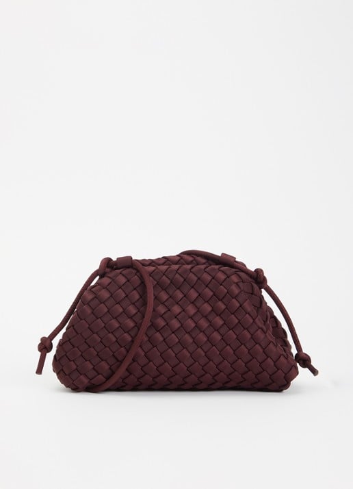 Marrea Pouch mini handtas met gevlochten detail