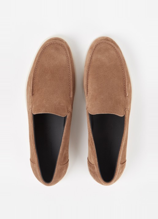 Mason Garments Amalfi loafer van suède  - detail 2 bruin