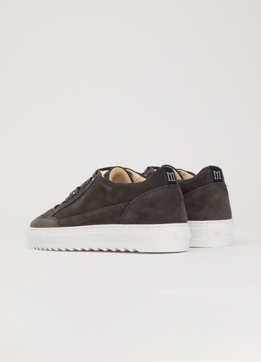 Mason Garments Tia Nativo sneaker van suède - achterkant 5 donkergrijs