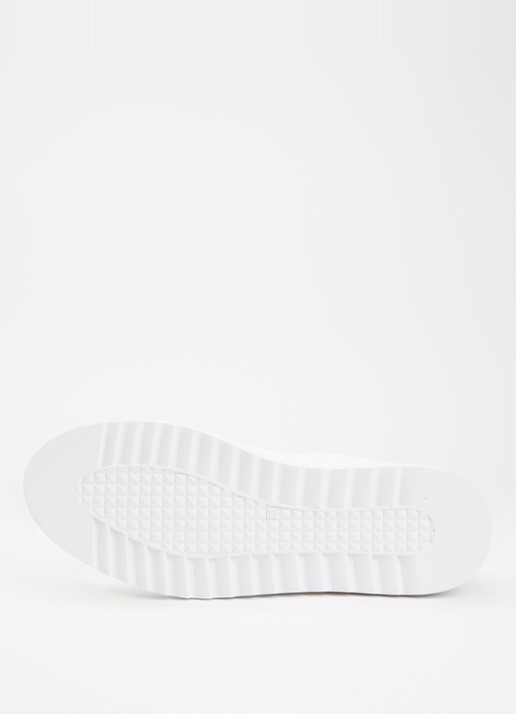 Mason Garments Tia sneaker van leer - detail 4 gebroken wit